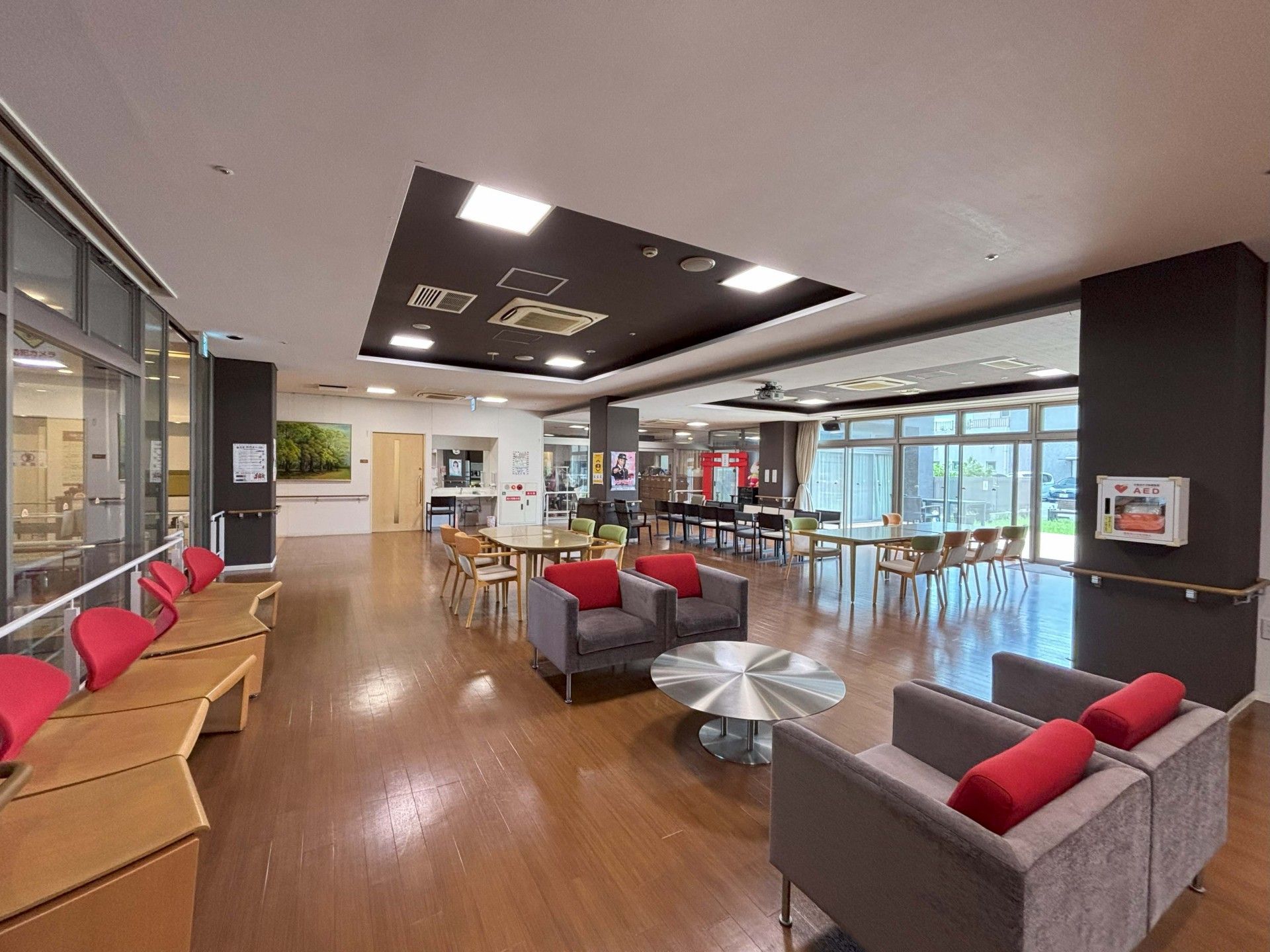 広々とした共有スペース