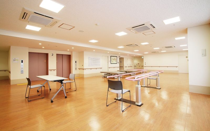 広々としたリハビリ室