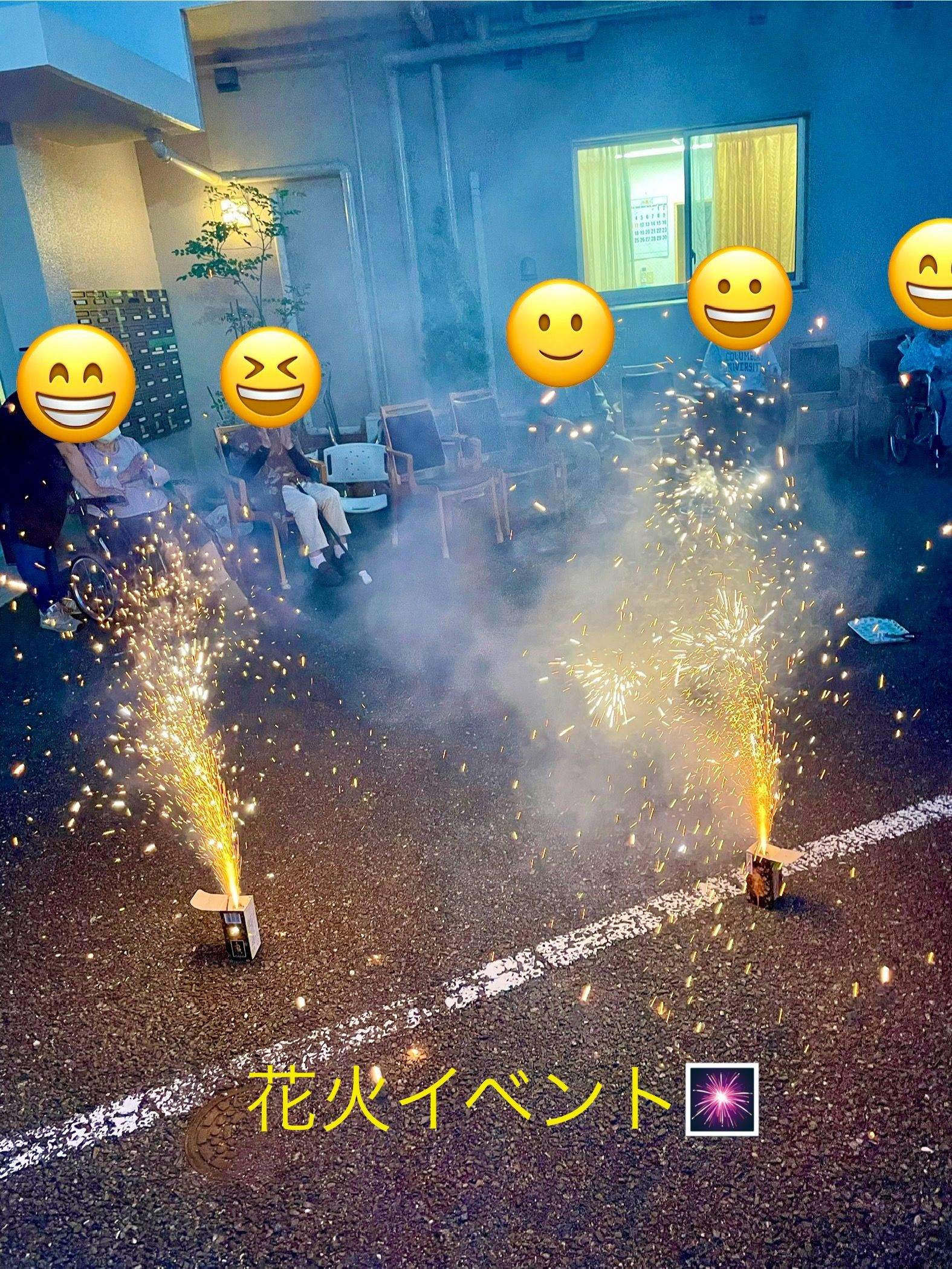 夜の花火イベント