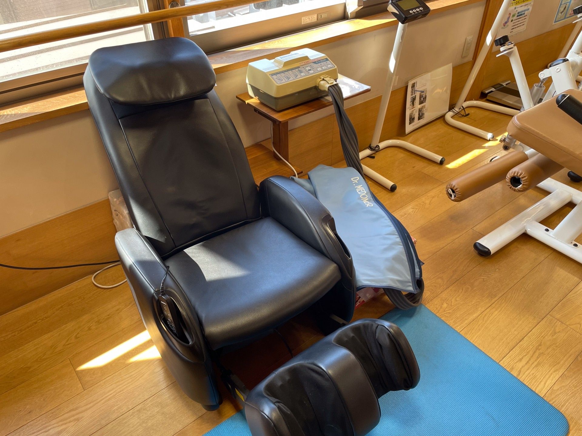 リラックスチェアと運動器具