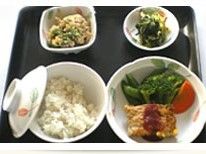 野菜を多く使った和食のメニュー
