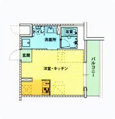 サービス付き高齢者向け住宅 サンベストビレッジ浮間公園のＣTypeの間取り図