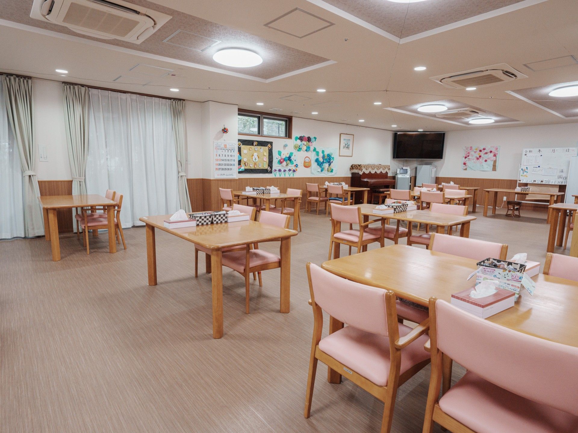 広々とした共有スペース