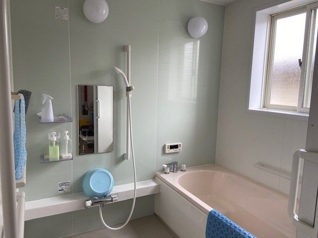 きっちりと壁で区切られた、それぞれの居室が見える。ベッドの位置などお好みで調整していただける広さがある。