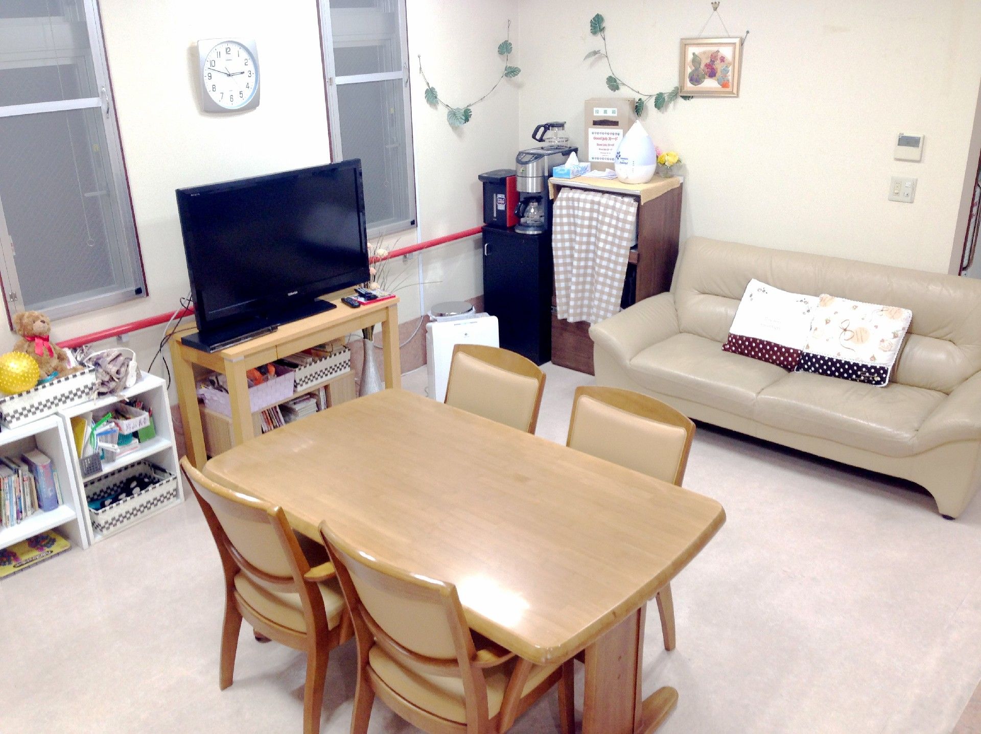 リビングの温かな様子