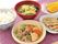 食事は、食べやすいように柔らかく調理している。彩や器にも気を配り、目でも楽しめるように工夫している。