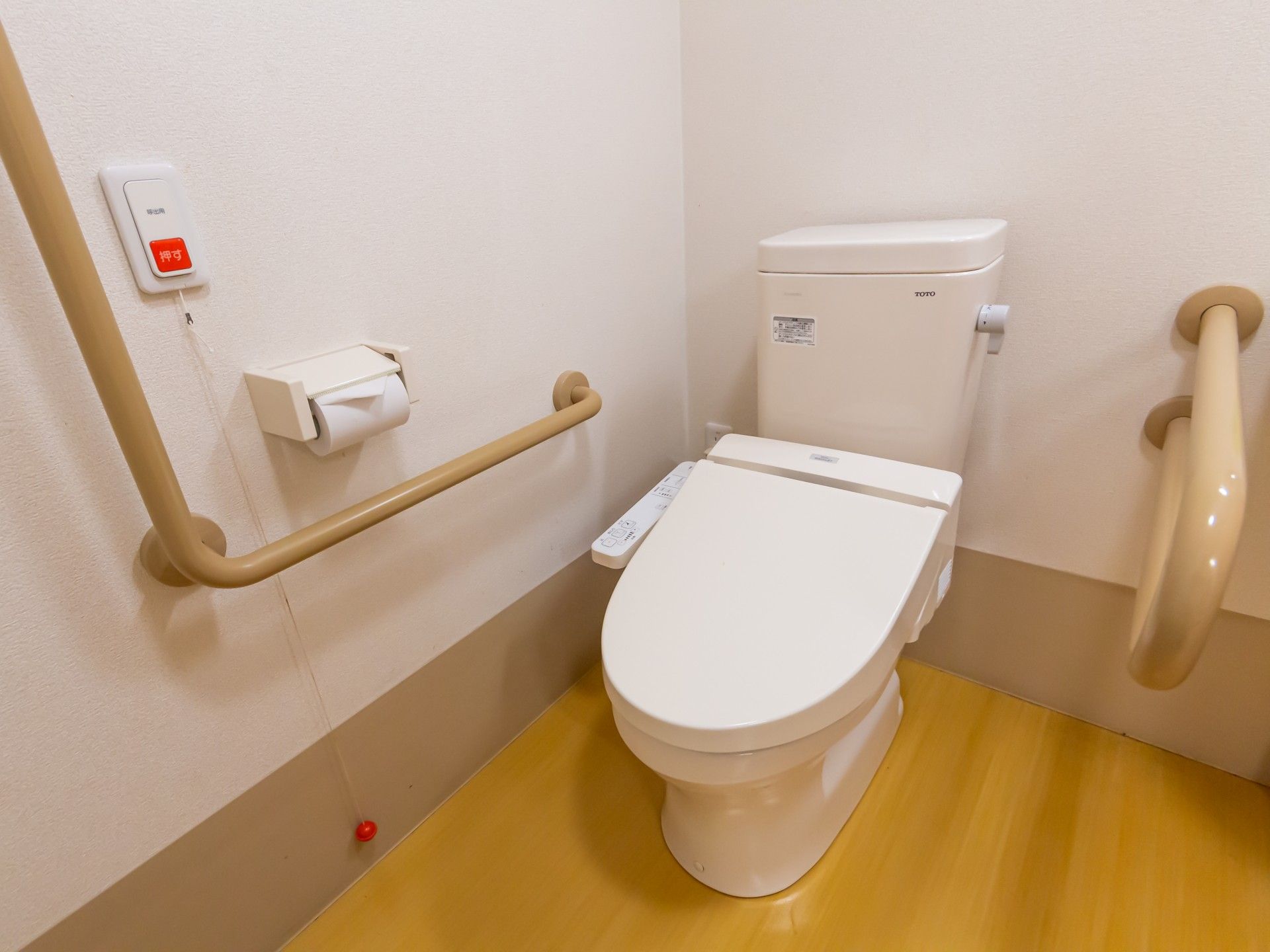 安全設計のトイレ空間