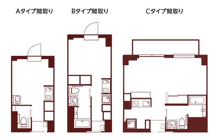 サービス付き高齢者向け住宅あやとりの間取りの間取り図