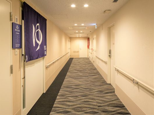 1階大浴場浴室前廊下