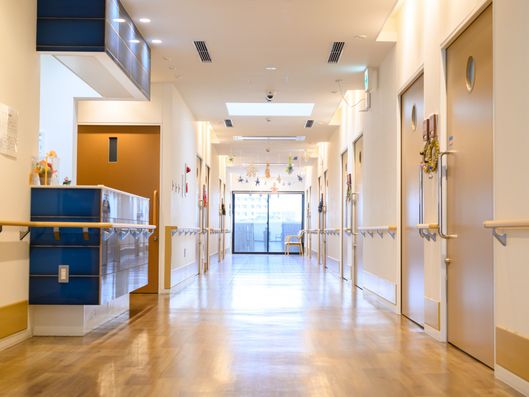 広々とした廊下