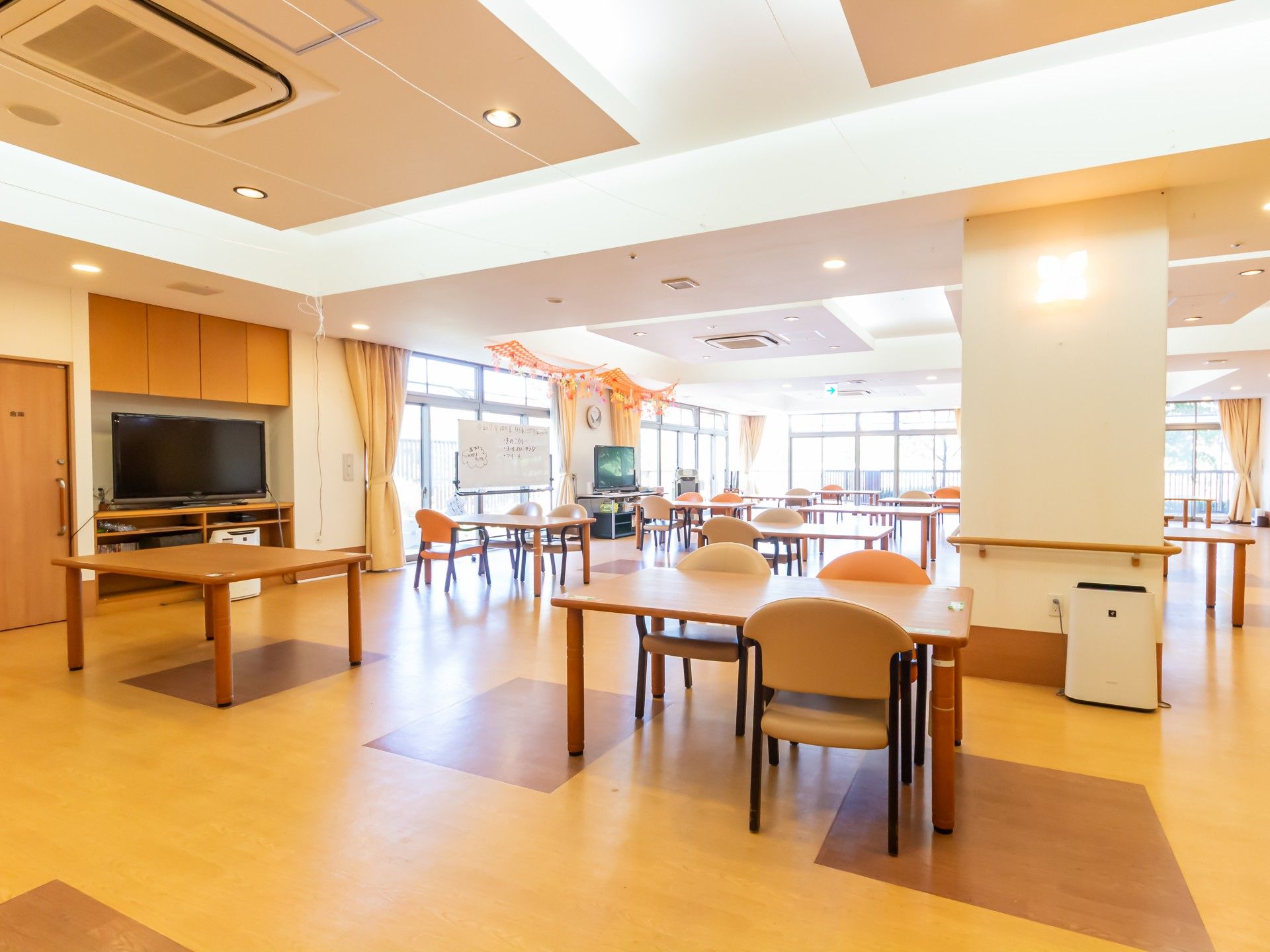 広々とした共有スペース