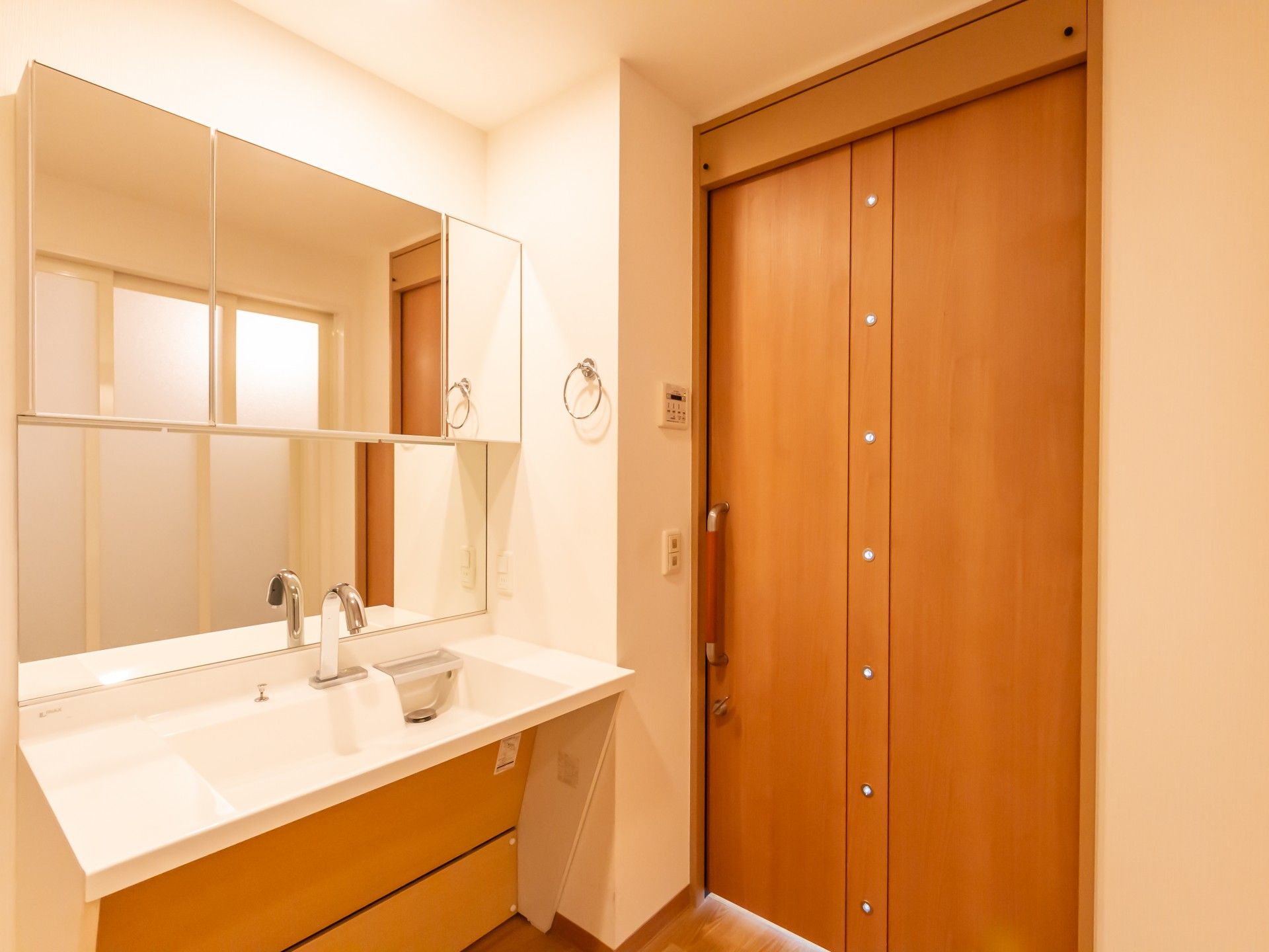 清潔感のある洗面所