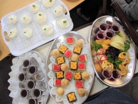 バイキング形式のおやつ