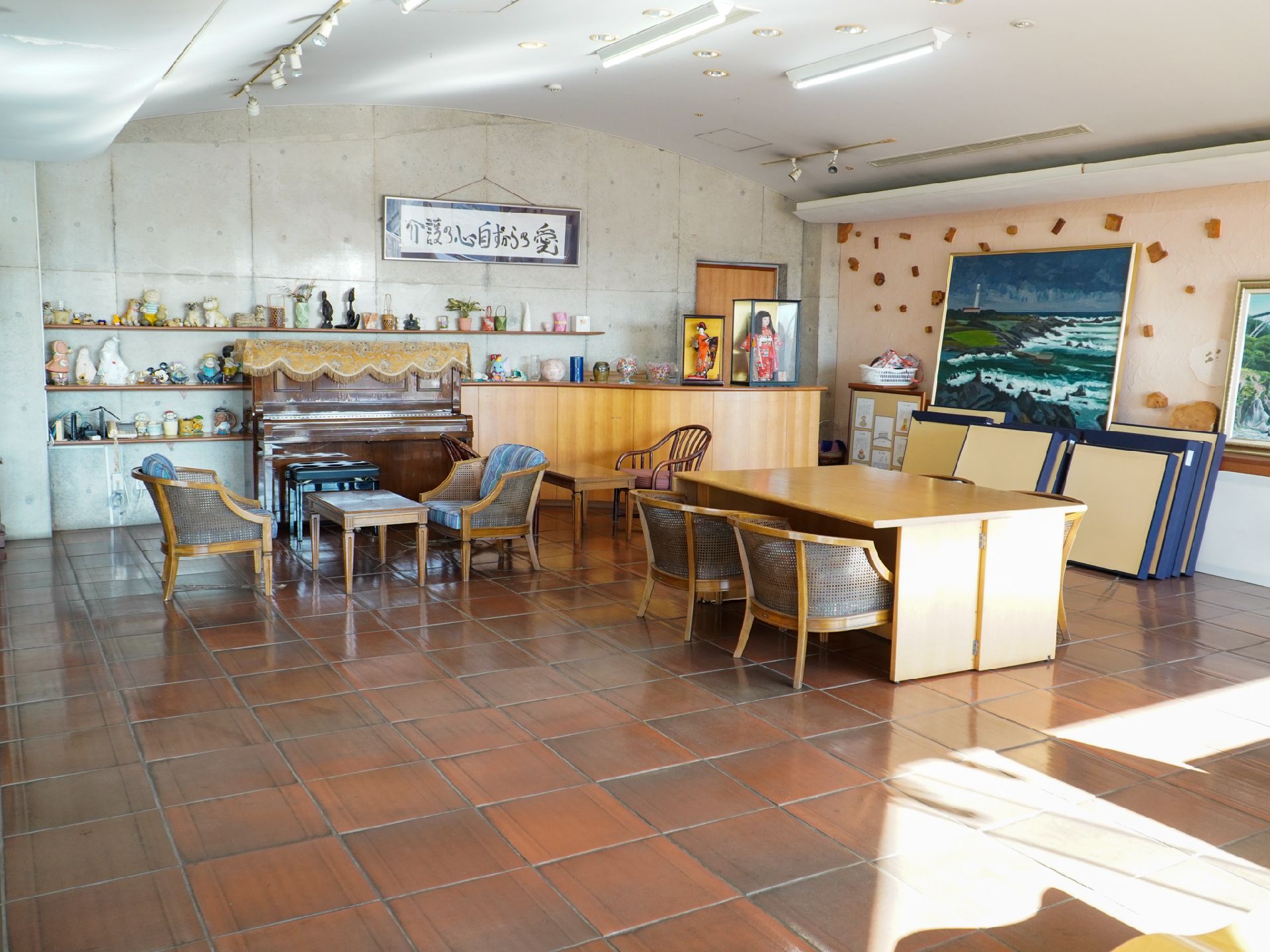 広々とした空間の共有スペース