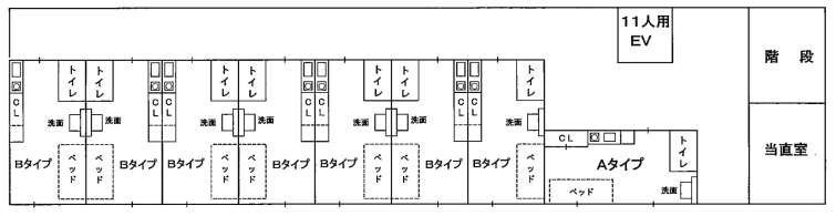 住宅型有料老人ホーム 誉の3階のフロアマップ