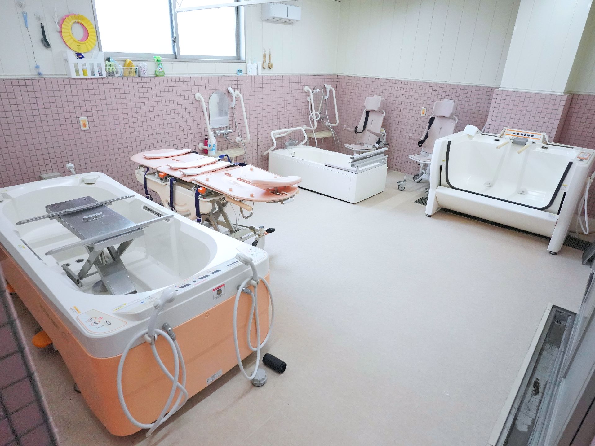 入浴装置をご用意している浴室