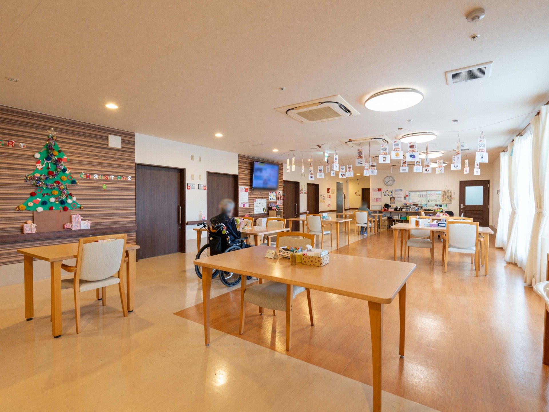 広々とした共有スペース