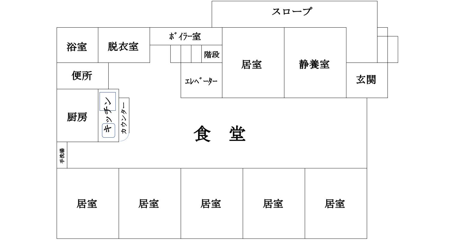 アリスの1Fのフロアマップ