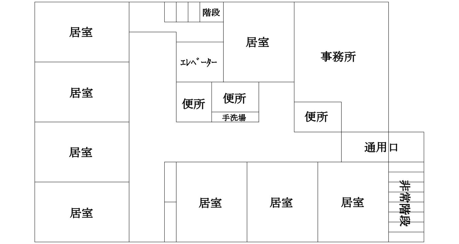 アリスの2Fのフロアマップ