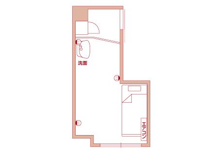 ラビアンローズ上野芝の間取り2の間取り図