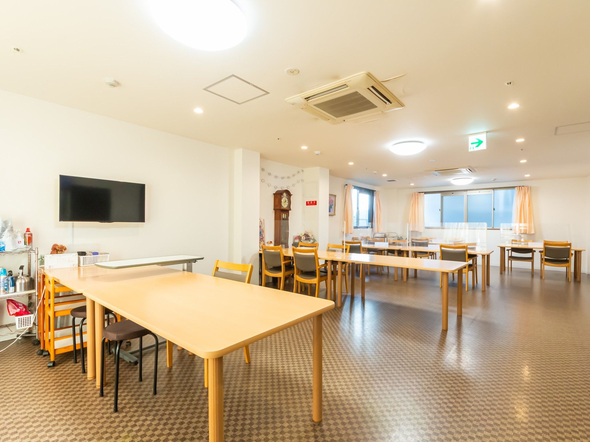 広々とした共有スペース