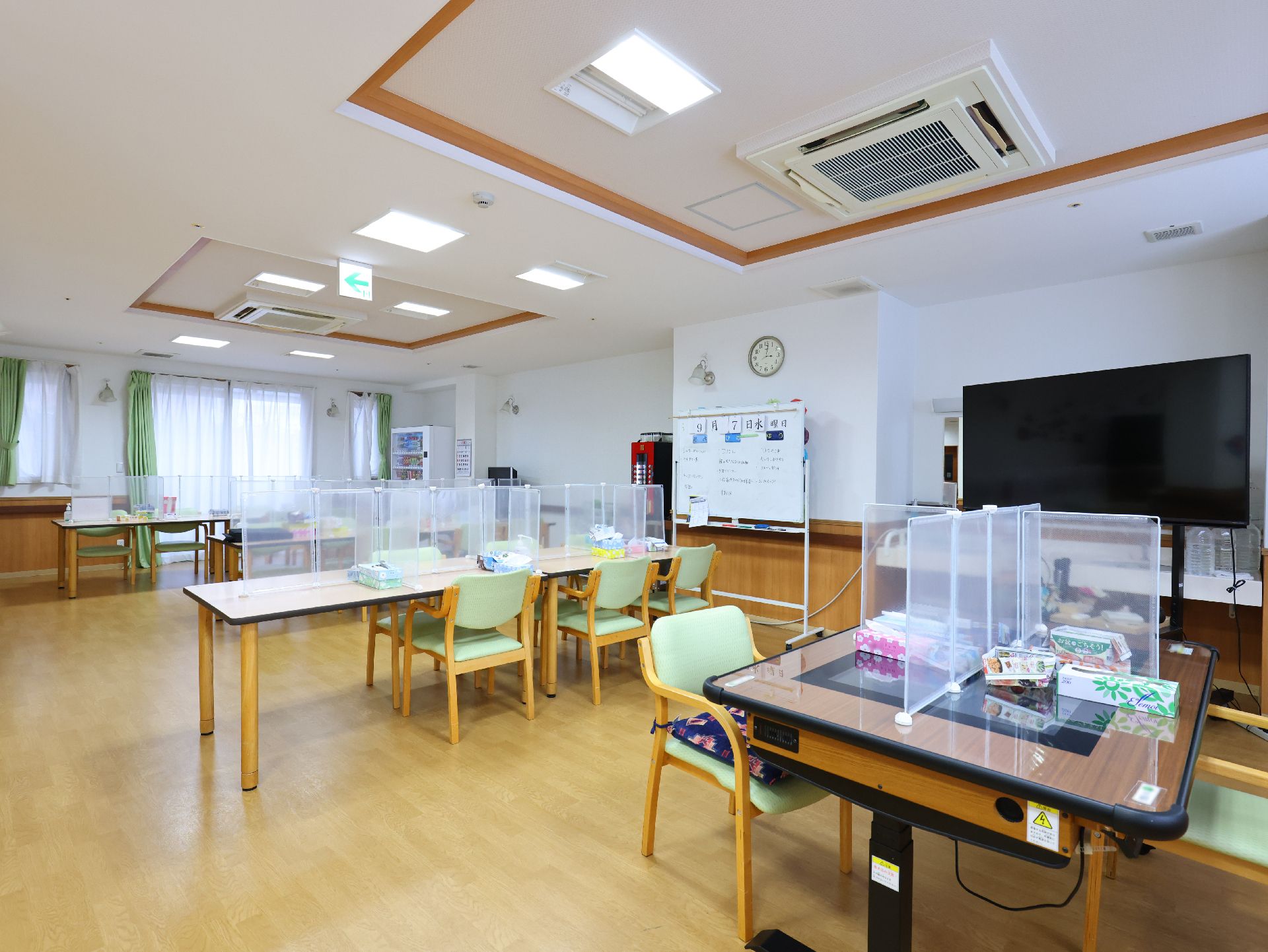 入居者同士でコミュニケーションを取ることが可能な共有スペース