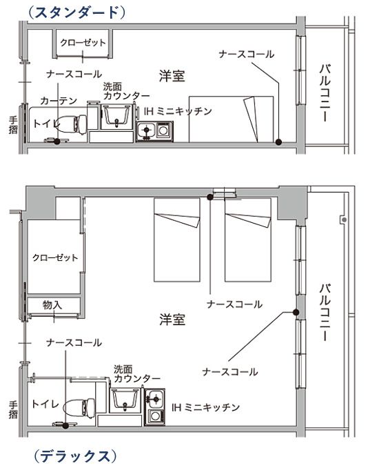 メゾン・デ・サントネールアネックスの間取りの間取り図