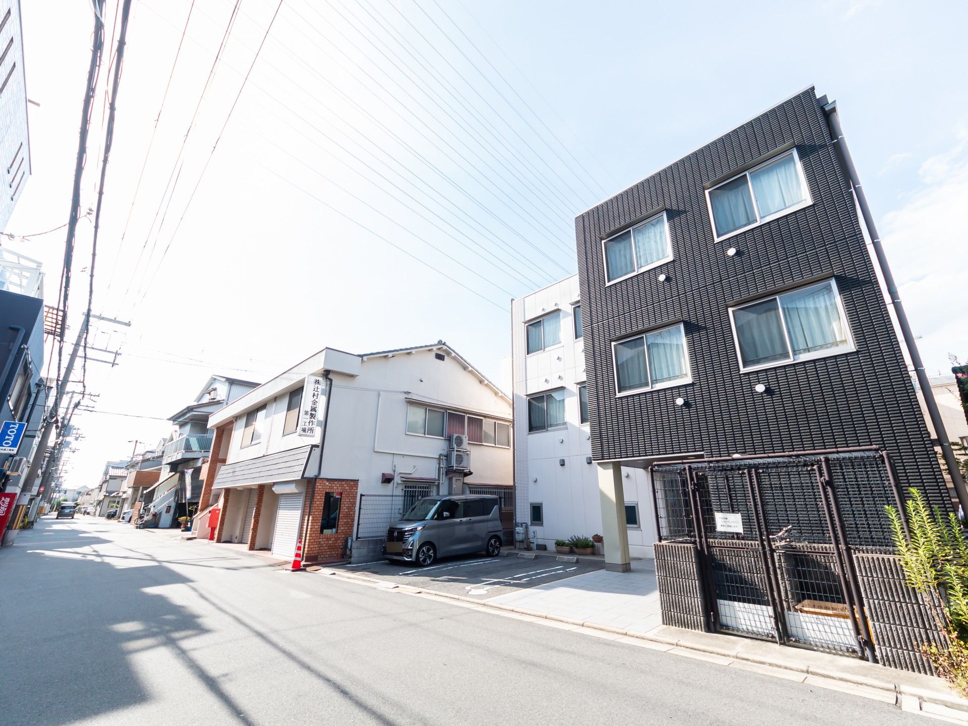 落ち着いた街並みの建物