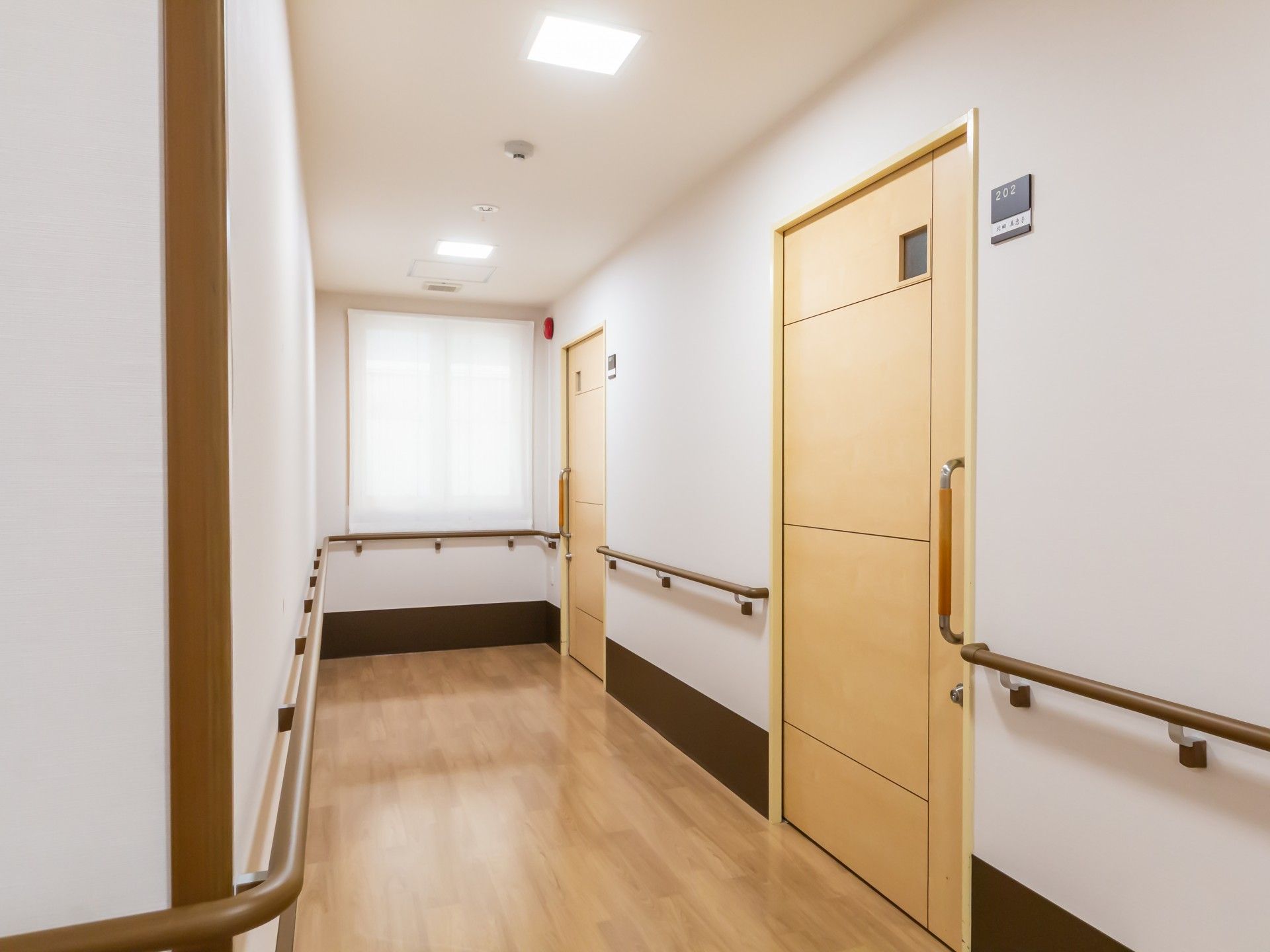明るい廊下