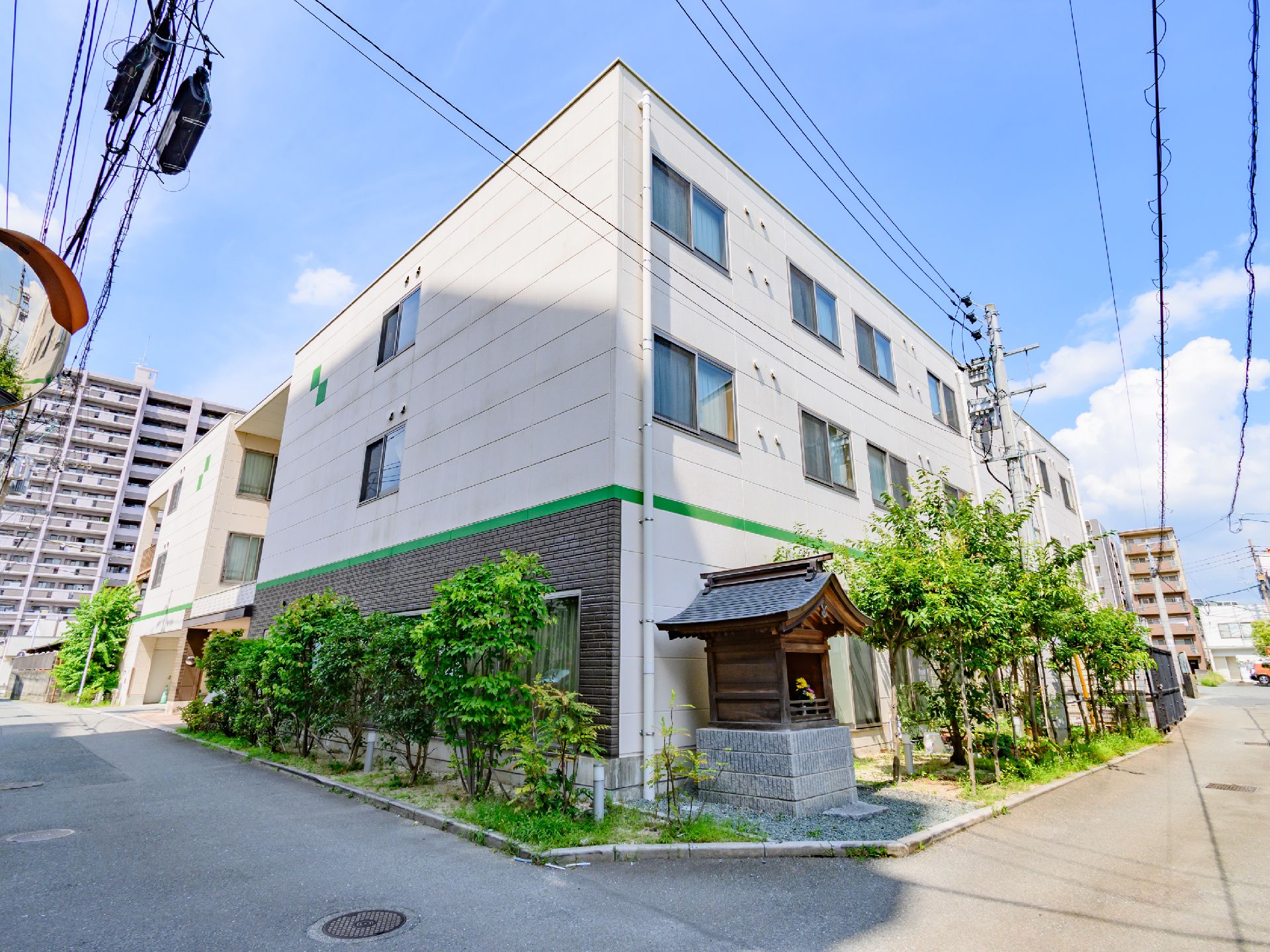 ３階建ての全個室となっている当施設