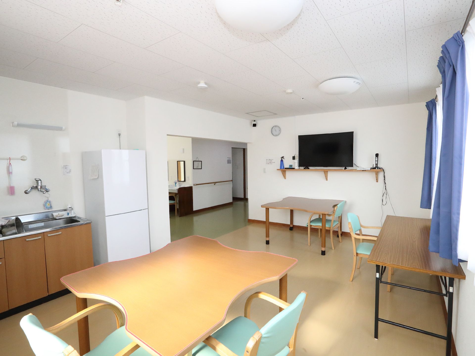 入居者にとっての憩いの場として提供されている共有スペース