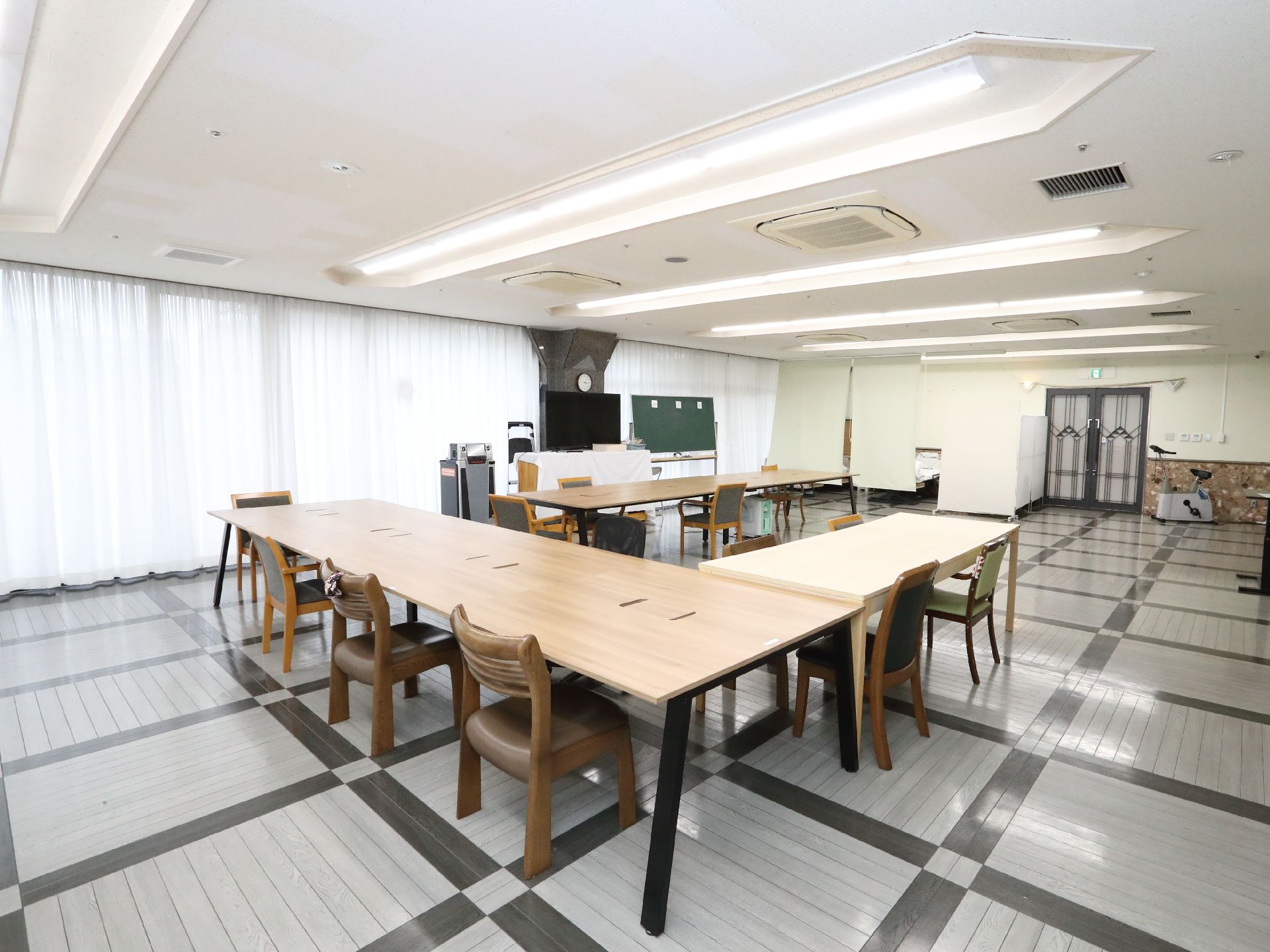 入居者同士でコミュニケーションを取ることが可能な共有スペース