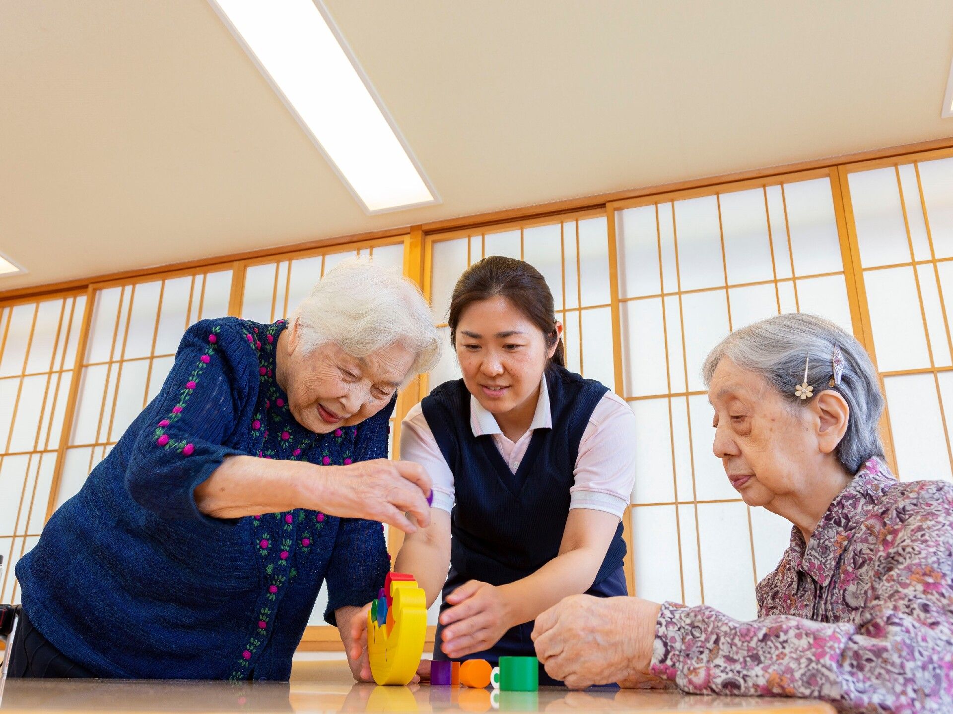活動する居室