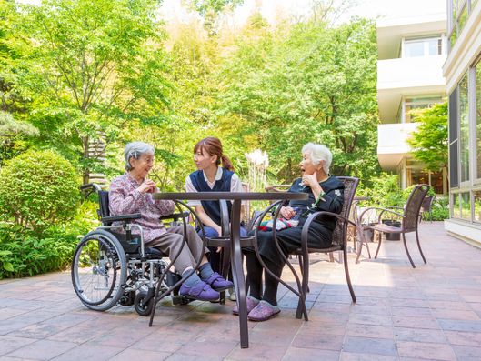 庭園でのひととき