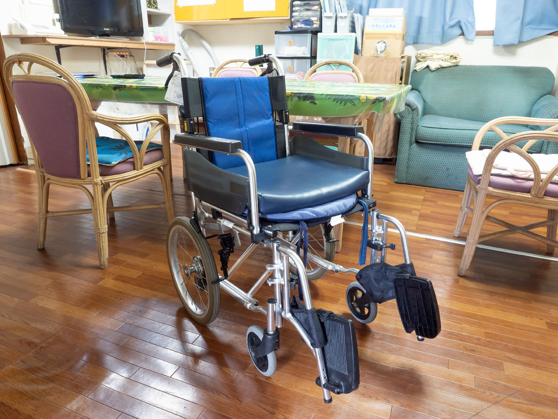 車椅子の方にも利用しやすい共有スペース