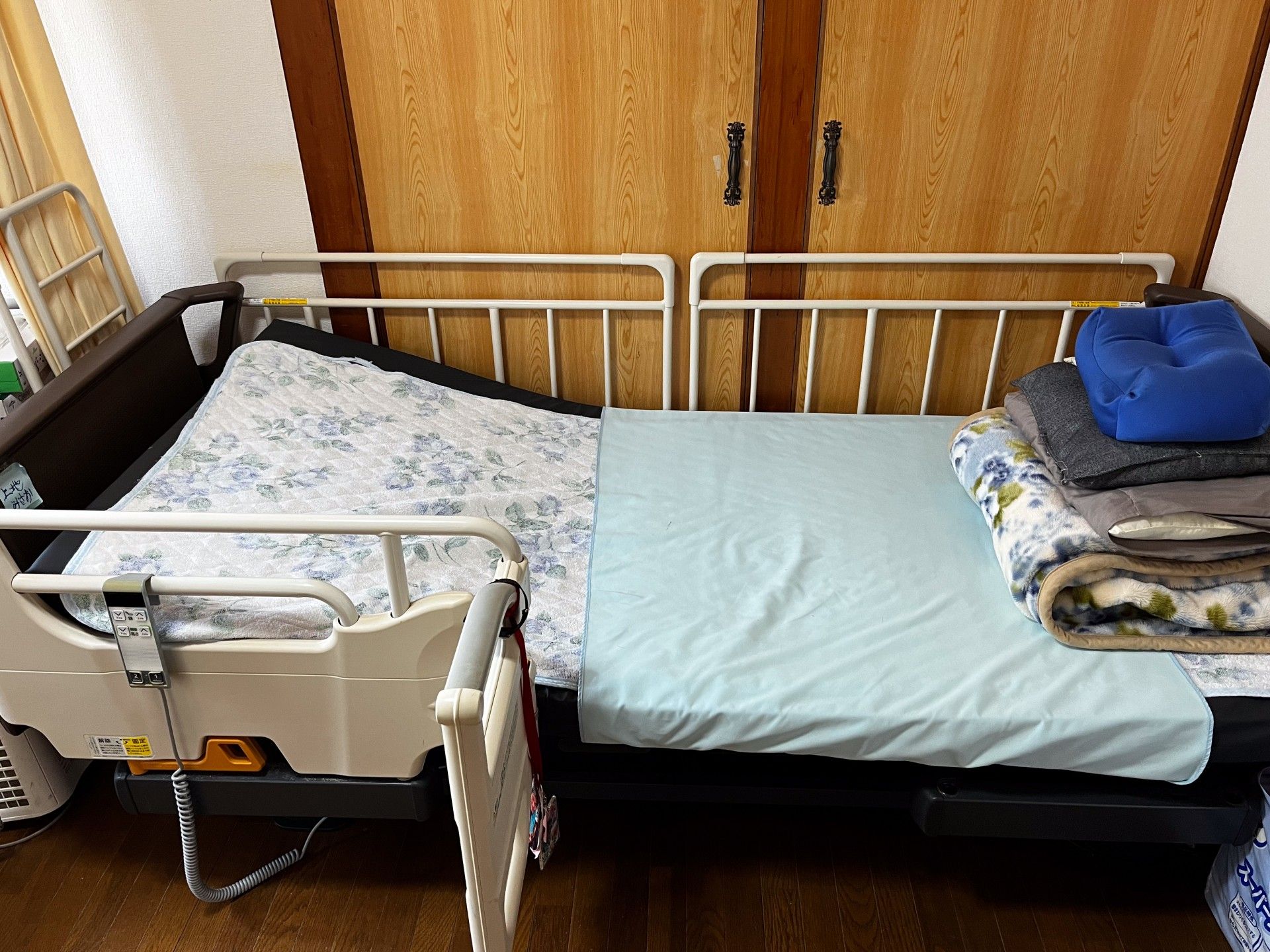 快適なベッドの部屋