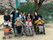 桜の下での集合写真