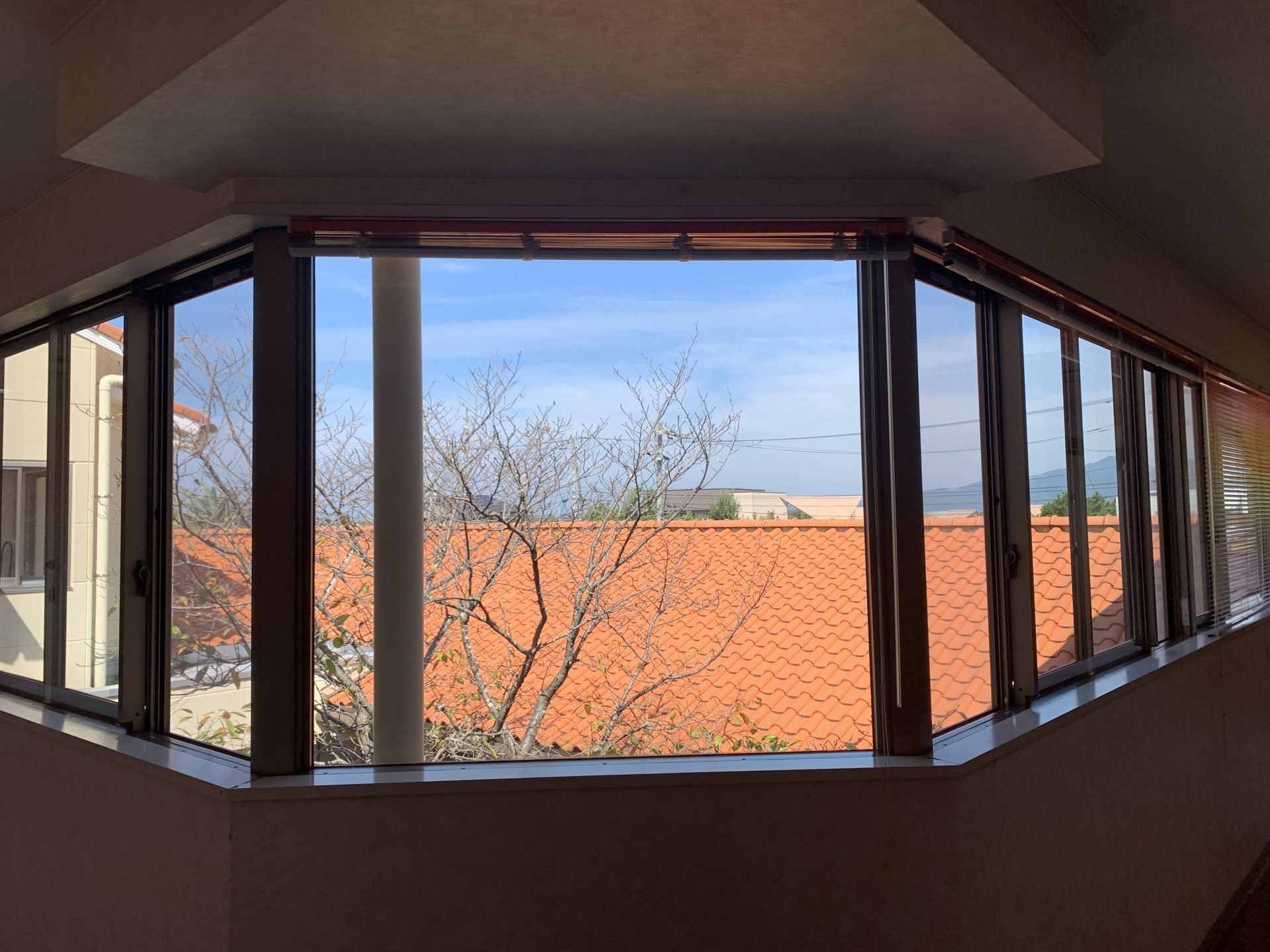 大きな窓からの眺め