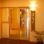 温かみのある入口デザイン