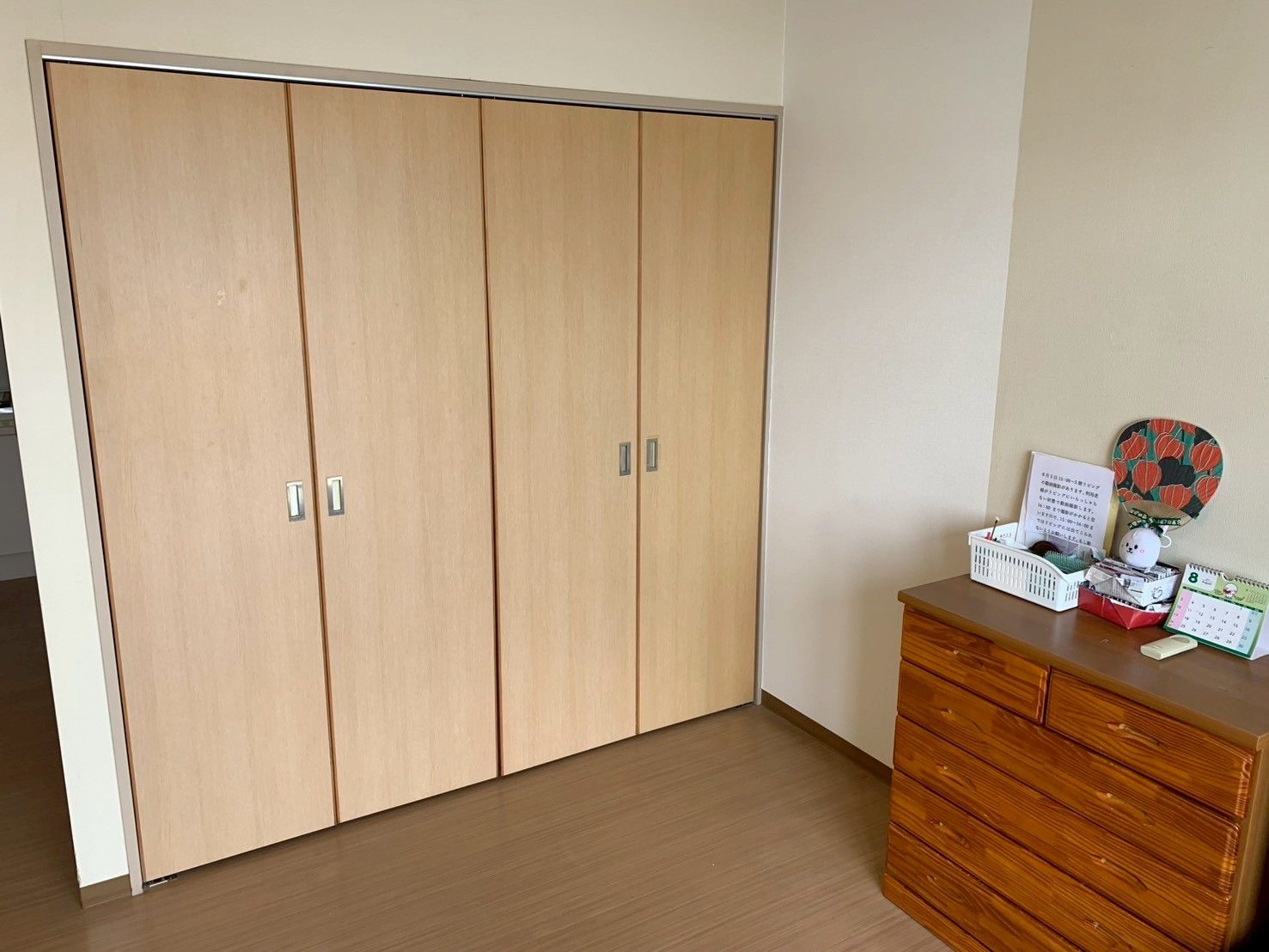 収納と整理整頓の空間