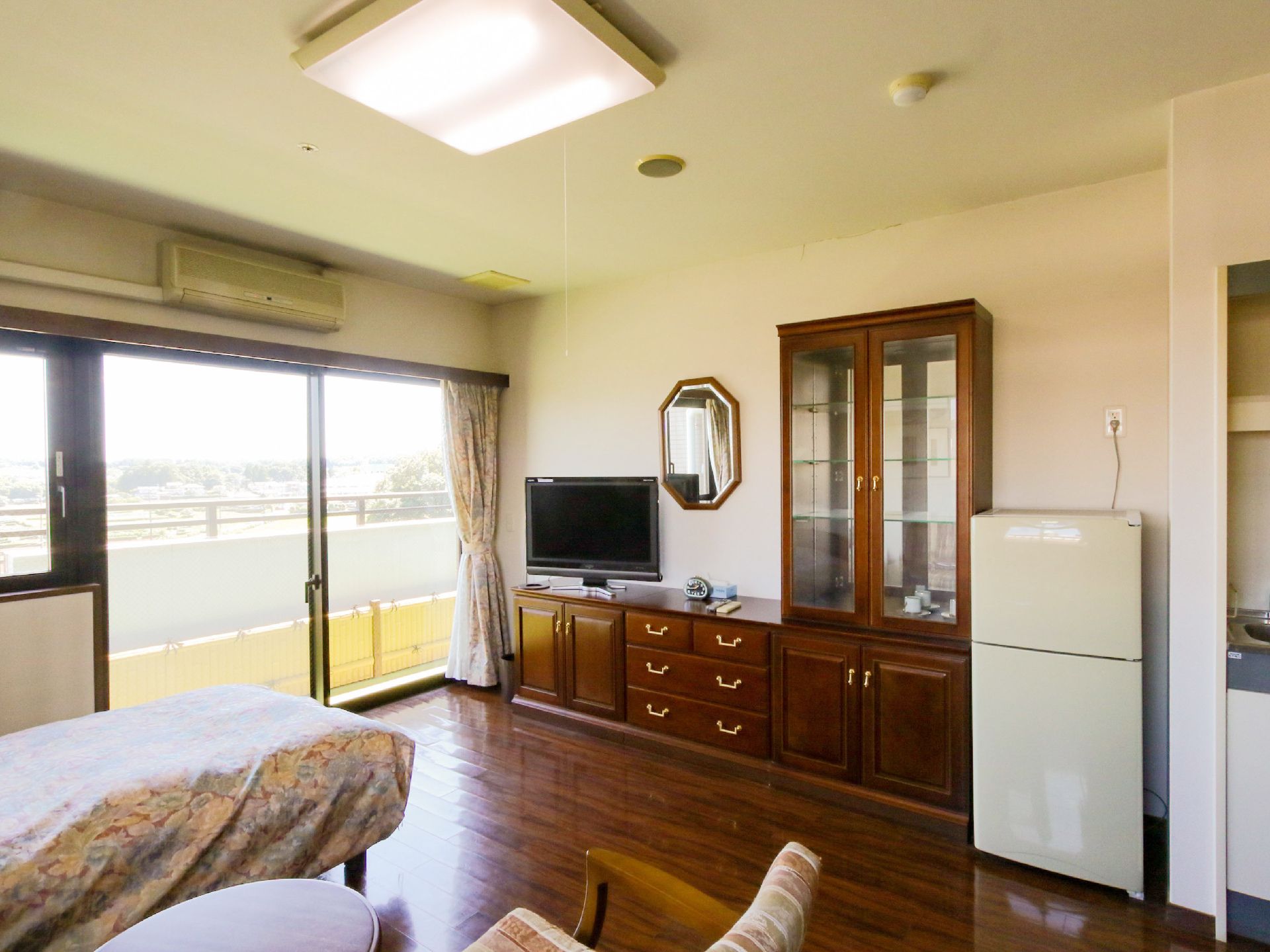 エアコンを完備した居室