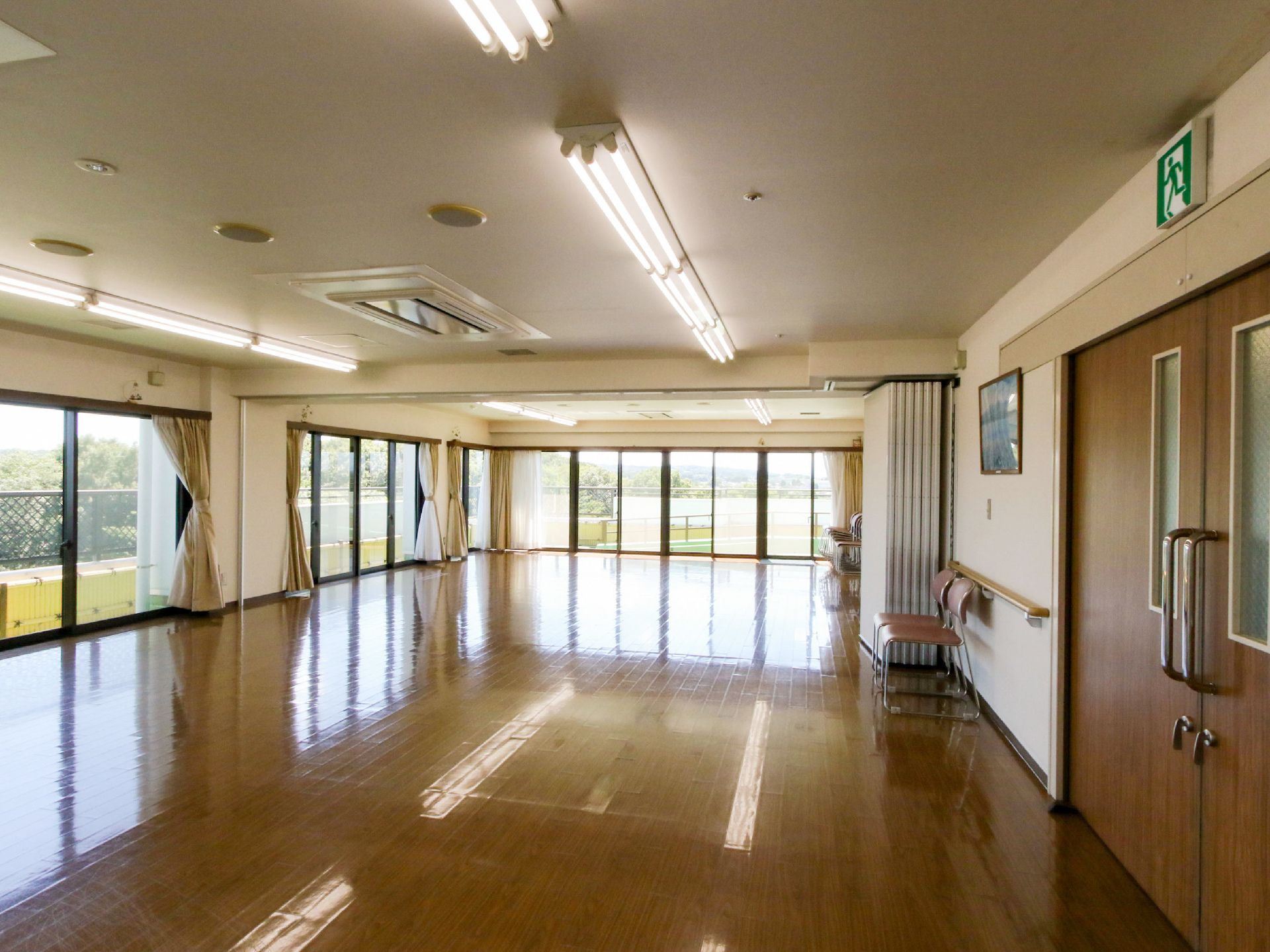 レクリエーションが楽しめる共有スペース