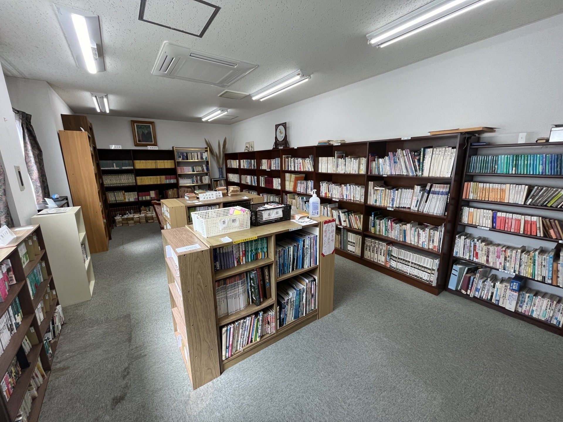 充実した図書コーナー