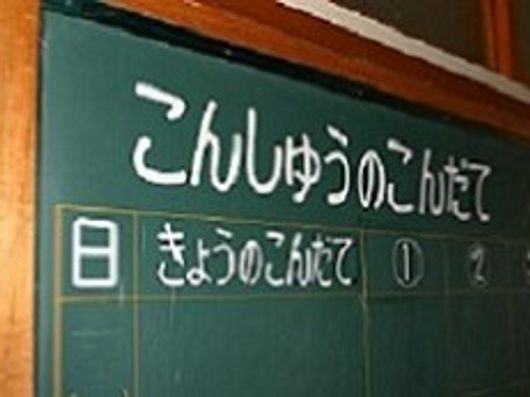 献立表