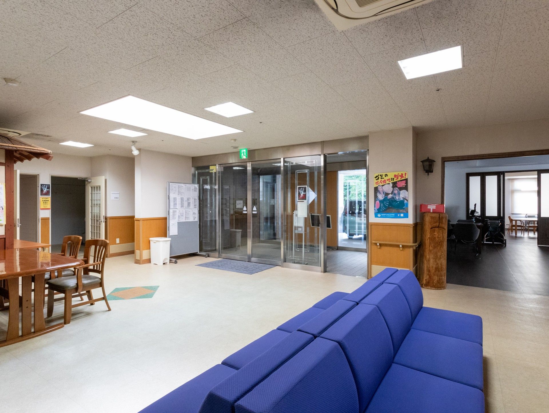 広々としたエントランス