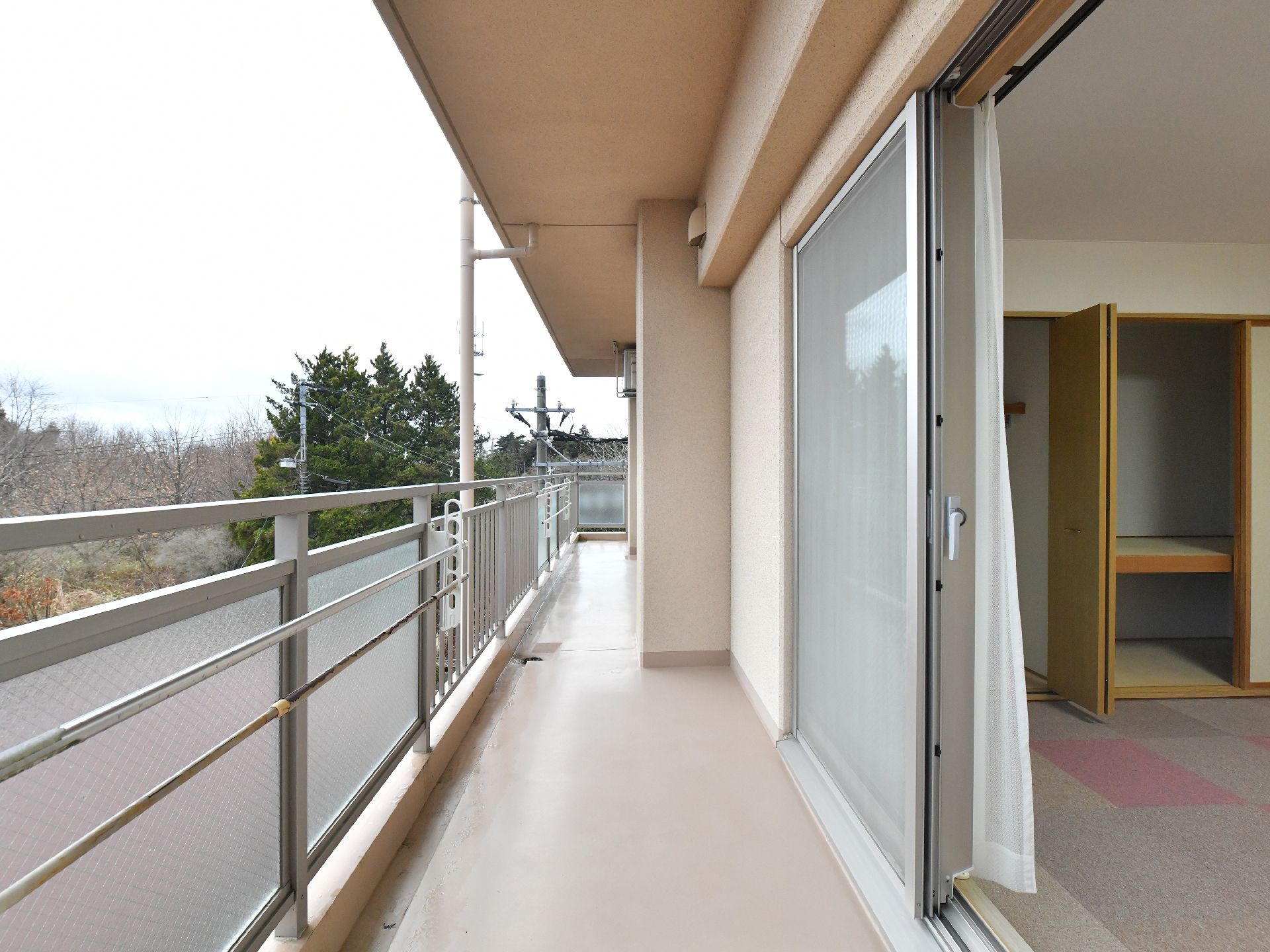 居室のベランダ