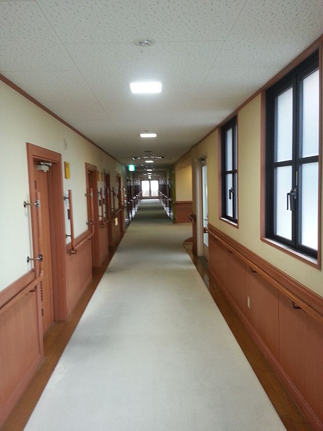 清潔な廊下の様子