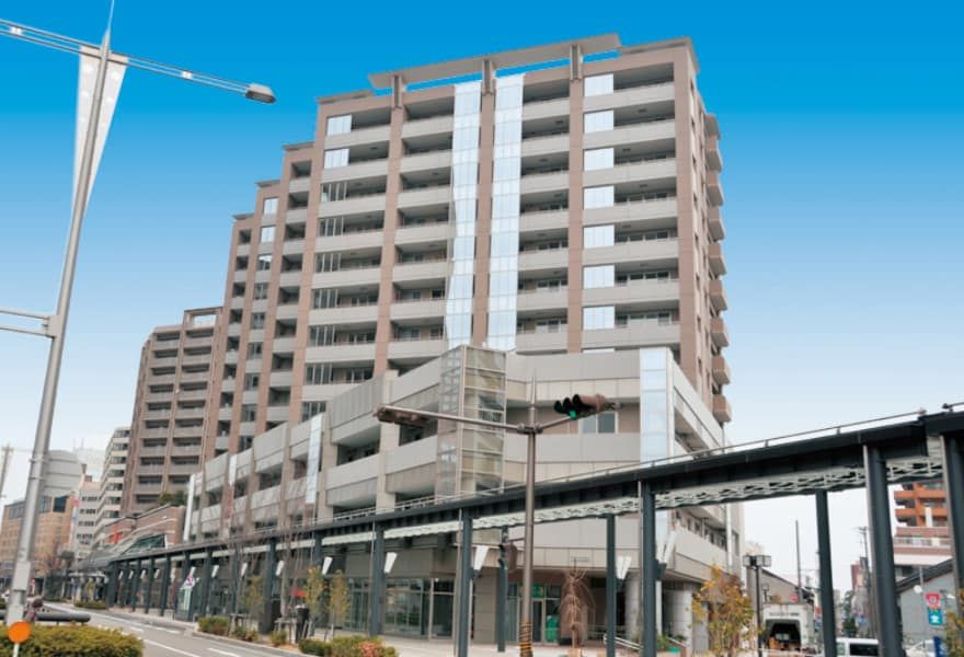 多階層の建物外観