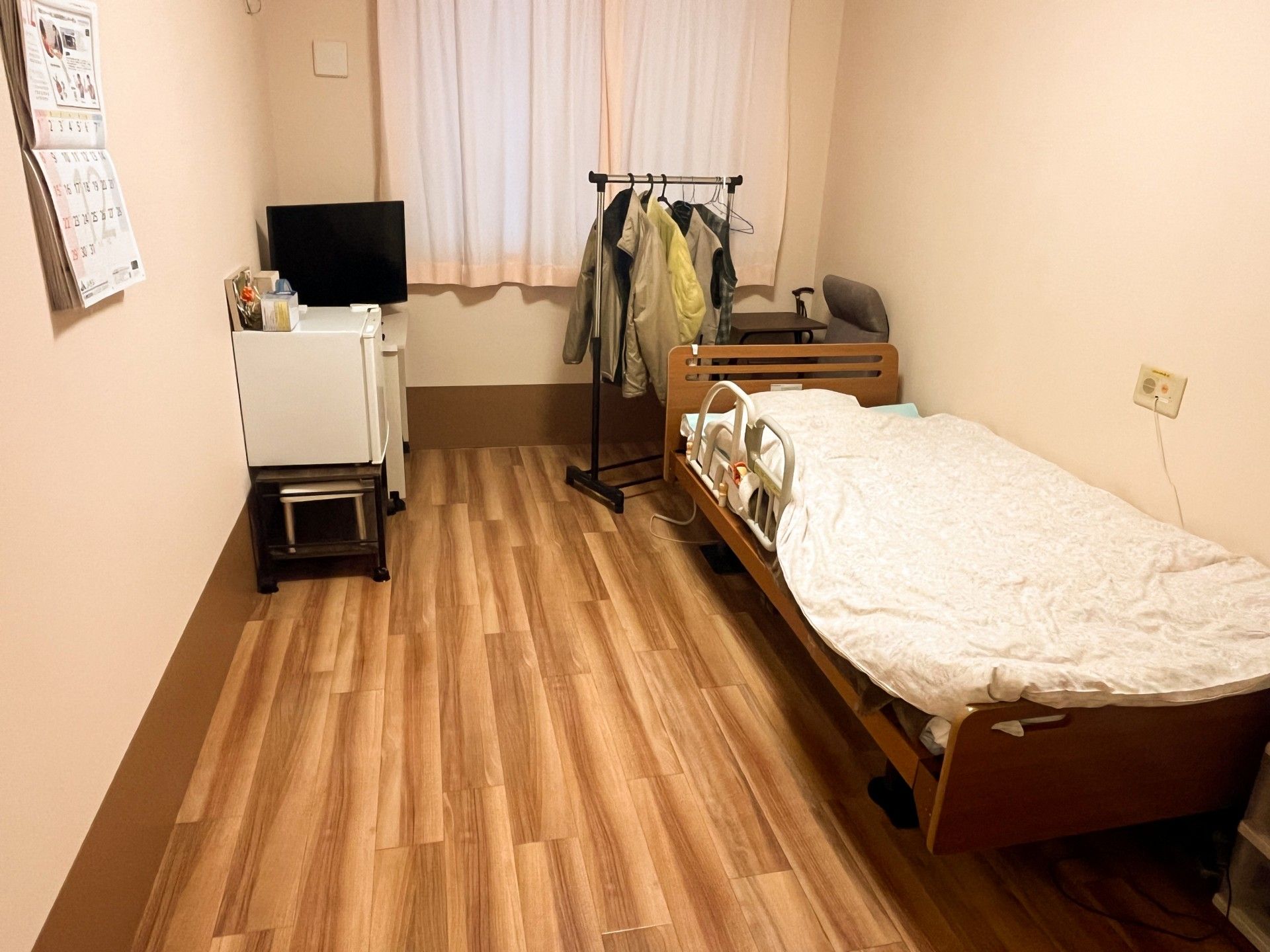落ち着いた個室の様子