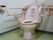 個室トイレは洋式の水洗トイレである。また両脇には手すりもついており、立ち座りが簡単にできるつくりになっている。